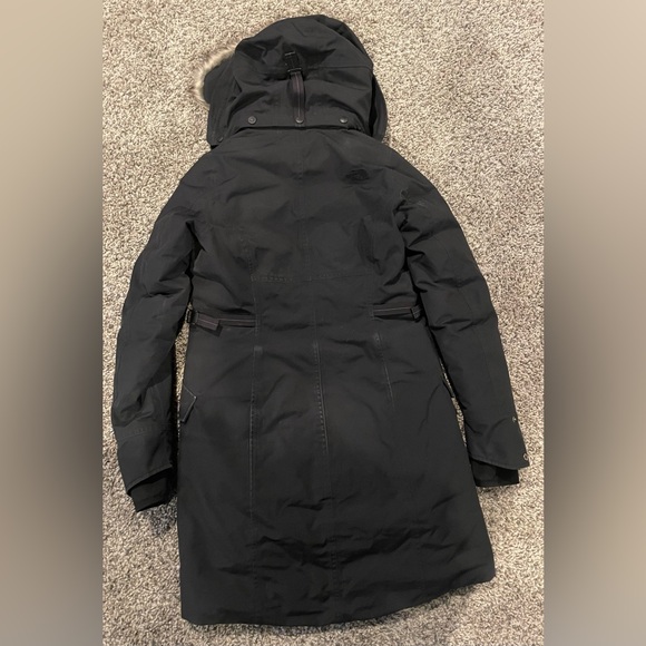 The North Face Parka XS Black Shavana Down Parka Coat with Suspenders - Picture 12 of 14